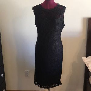 Lacy Black Dress